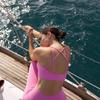 Small Chest Gathered Backless Yoga Bra Hip Raise Skinny Breathable Yoga Ninth Pants Two-Piece Set Fitness Jogging