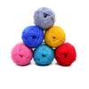 27 Color Cotton Wool Yarn 5 Ply Thick Warm Crochet Knitting DIY Milk Soft Cotton