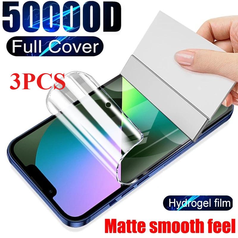 

3 шт. Гідрогелева плівка для Huawei Nova 12i 12 Pro Pura 70 Pro Ultra Honor 200 Pro 90 Lite 50 Lite X8B 4 Pro Lite Повне покриття Захисні плівки для екрана М яка плівка Honor 200 Pro білий