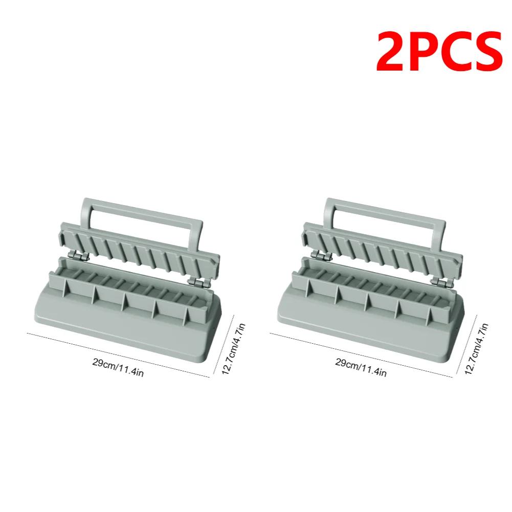 1-2PCS SingleKebab Maker Plastic Barbecue Meat Skewer Machine Portable Reusable BBQ Skewer Maker Home Party BBQ Tool for Outdoor