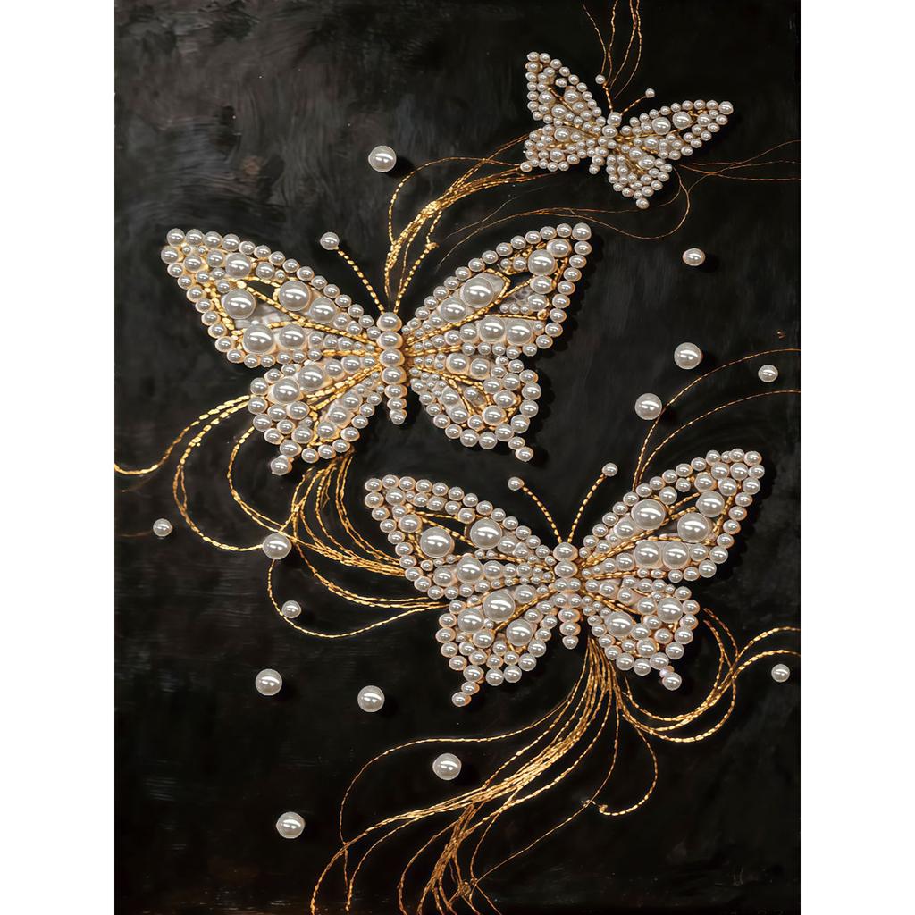 DIY Pearl Painting Kit for Adults/Beginners Gift Home Decor Pearl Gem Paintings Picture Arts Craft With Frame 30x40cm