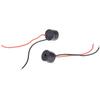 ZYAMY 4 Stück DC 6-12V Aktiver Summer Kabelgebundener Mini-Stecker Tongeber Lautsprecher Elektronischer Alarmklingelton Summer 85dB