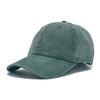 Worn Cotton Mens Look Water Washed Cotton Embroidered Baseball Cap Protect Sun