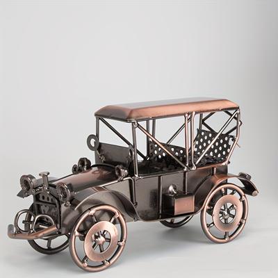 Vintage Car Model Decor Creative Home Accent, No Power Needed