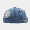 Spring and Summer Cotton Print Docker Cap Brimless Hat Skullies Beanie Hats Landlord Sailor Cap Men and Women 36
