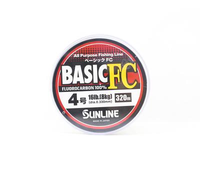 Sunline Fluorocarbon Line Basic FC 320m Size 4 16lb (6275)