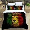 Lion Duvet Cover Sets With Zipper,  Animal Floral Print Bedding Set For Kids Youth Adult Modern Lion Quilt Cover Decor Room