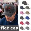 Unisex Vintage Washed Baseball Cap with Flag and Letter Print Adjustable Casual Hat 250 Years Anniversary Design