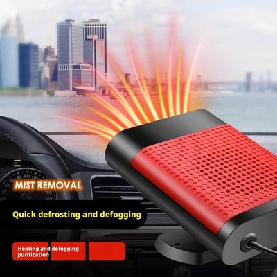 12V Car Heater 360° Rotating Car Electric Heater Fan Anti-Fog Hot Air Blower Auto Windshield Defroster Heating Fans For Vehicles