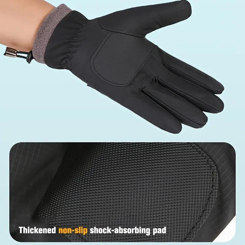 1 pereche de mănuși de iarnă, la atingere, la rece, impermeabile, pentru ciclism pentru motociclete