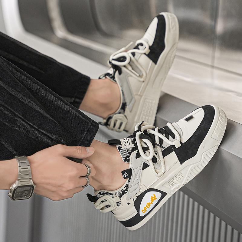 New Shoes for Men Sneakers thick sole Casual Fashionable Skateboard Shoes Male Low Top Platform Vulcanized Shoes Tenis Masculino