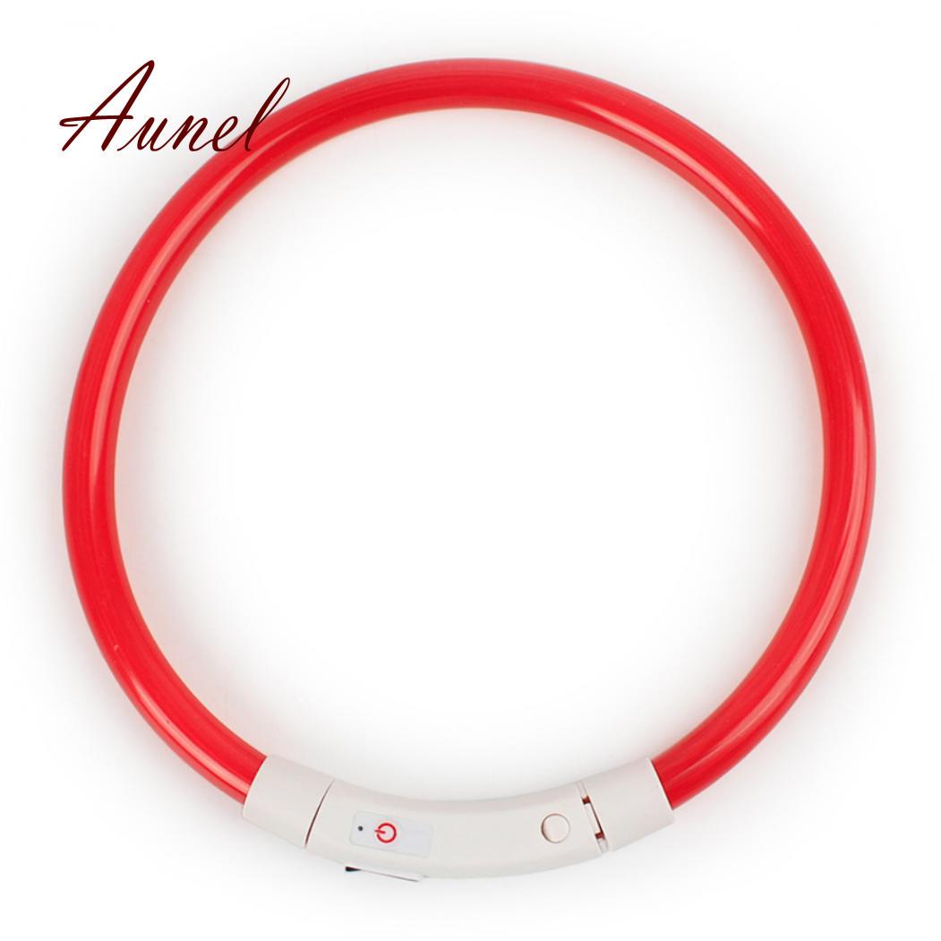 

Светодиодный USB ошейник для собак 50cm красный