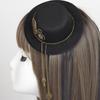 Steam Mini Top Hat Gothic Vintage Design Head Gear Metal Gears and Chain Fedoras Costume Accessories