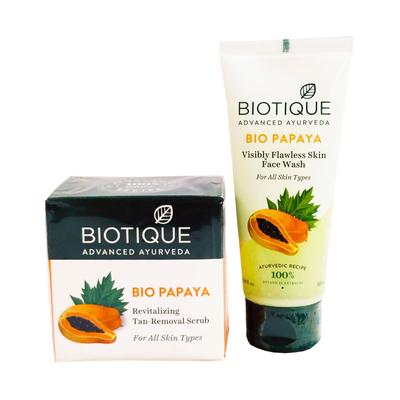 Skin Care Set (75 G + 100 Ml), Bio Papaya Set,