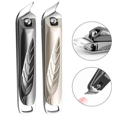Quality Nail Clipper Anti-Splash Stainless Steel Manicure Cutters Ultra Sharp Sturdy Fingernail And Toenail Clipper Cutters
