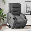 Vidaxl Reclining Lift Chair with Massage, Electric, Grey