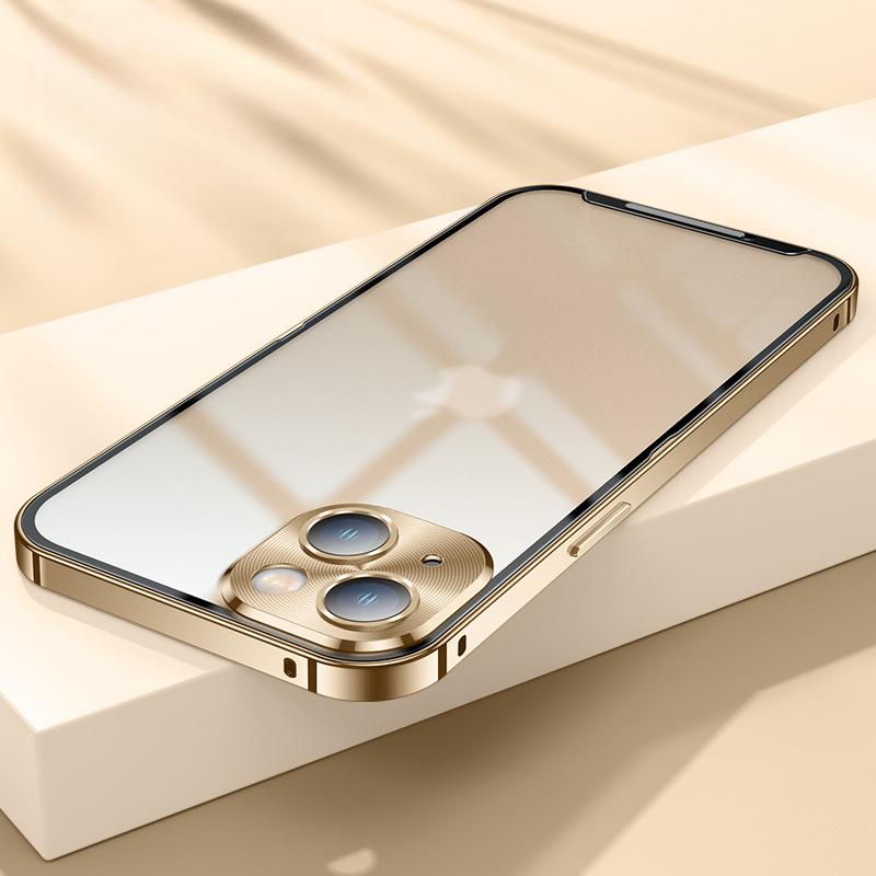 Simple and Applicable Apple 13 Phone Case, IPhone14promax Fully Wrapped Anti-drop Transparent 12pm Protective Case