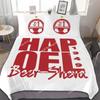 Hapoel Beer Sheva Bedding Set,Duvet Cover Comforter Bed Set Quilt Cover Pillowcase,King Queen Twin Size Boys Girls Adultse741