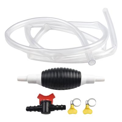 Bränsle manuell pump PVC-slang 2M Universal Fitment Gas