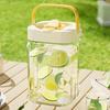 Cold Brew Pitcher with Spigot 2.5/3.5L Large Capacity Plastic Fruit Infuser for Juice