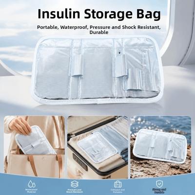 Protective Insulin Carry Case Aluminum Foil Insulin Cooler Practical Medicine Storage Bags  Travel