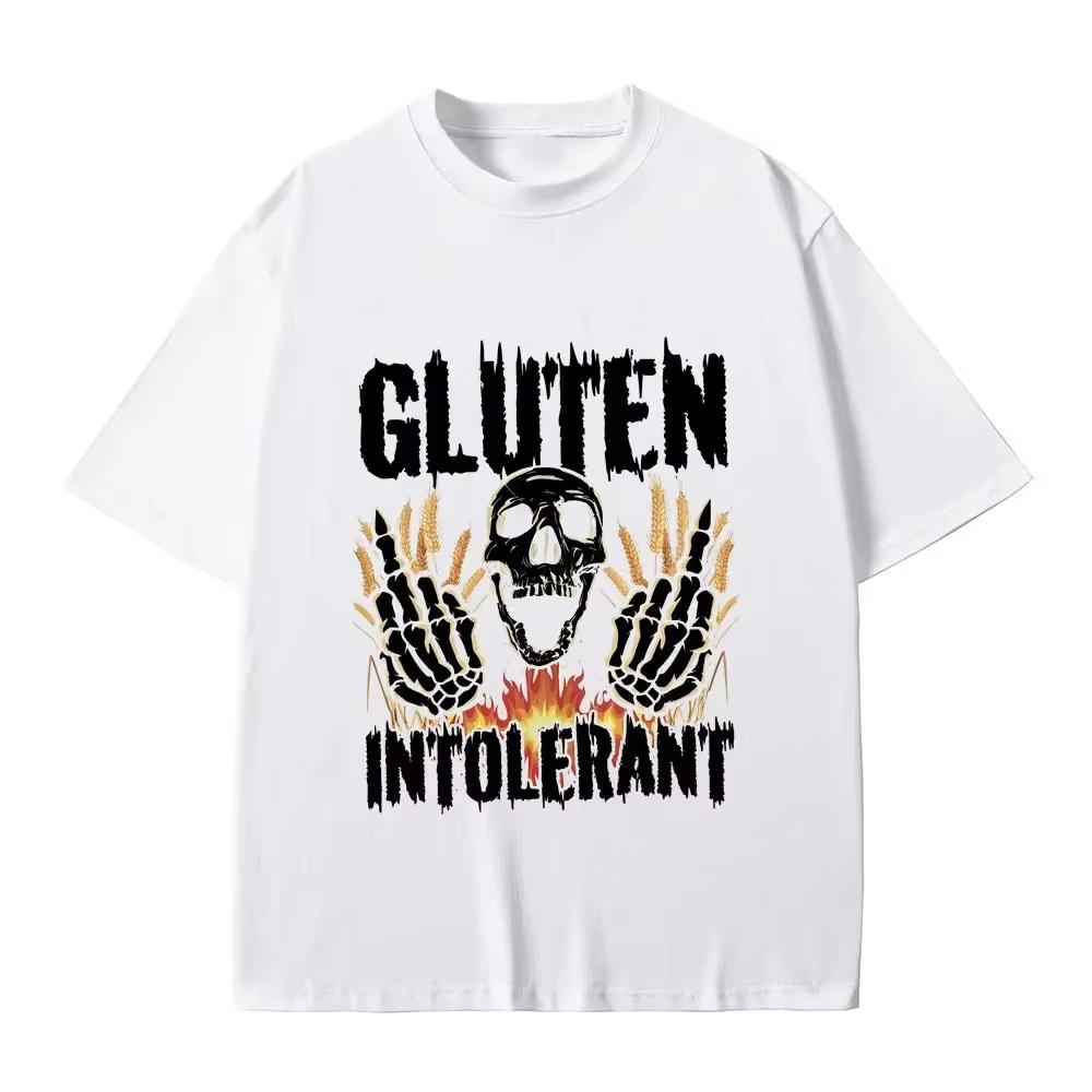 Summer Kid Clothes Gluten Intolerant Skeleton Childrens Tshirt High Quality Cotton Tees Fashion Vintage Kid Tshirt S