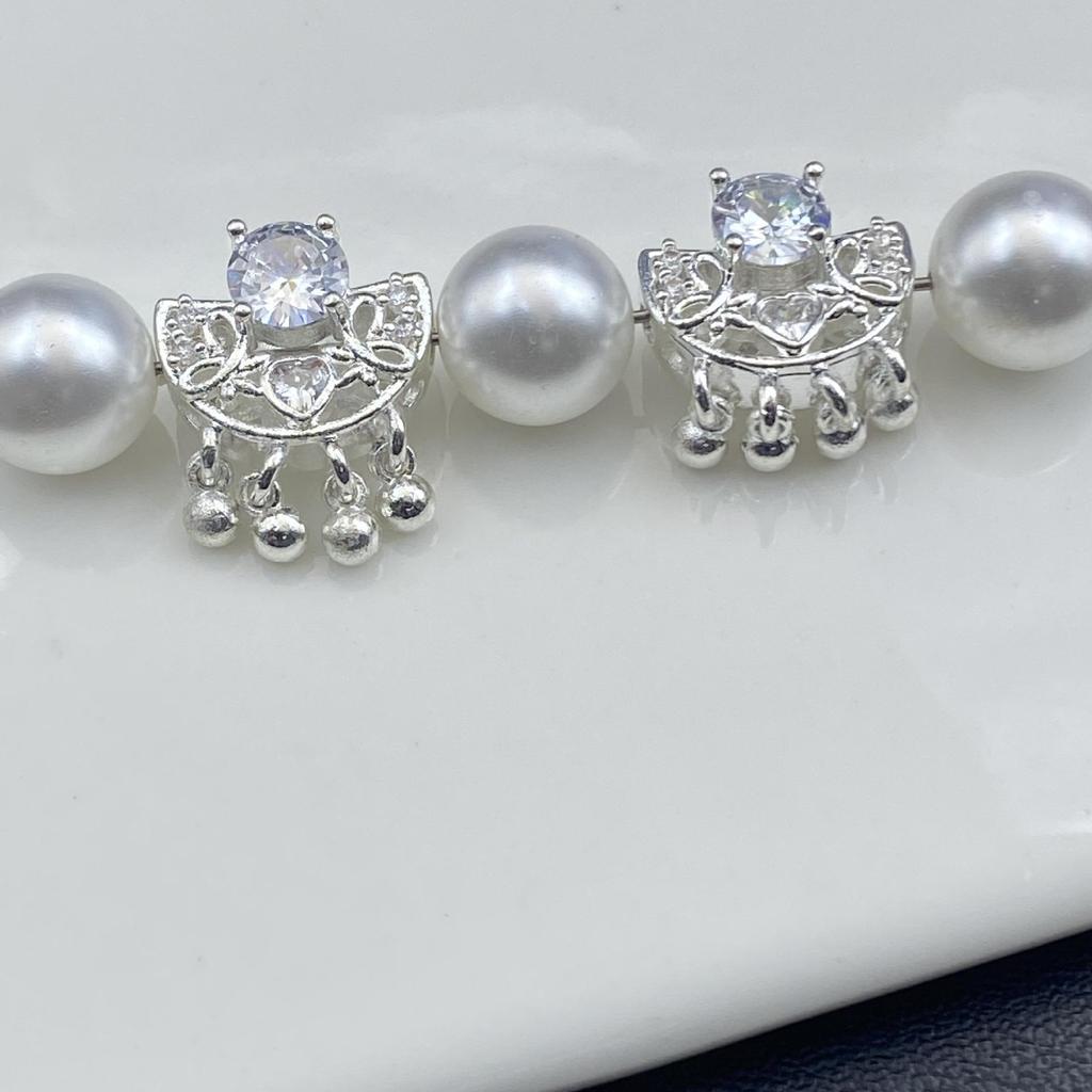 Ruyi Lock Crystal Bead Spacer: Sweet, Cool, and Color-Preserving Handmade Jewelry Accessory