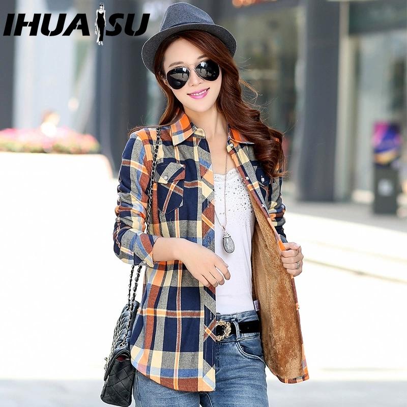 

IHUASU Женские модные повседневные блузки и рубашки с длинным рукавом и воротником поло XXXXXL