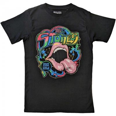 The Rolling Stones Unisex Adult Some Girls Embellished Logo T-Shirt