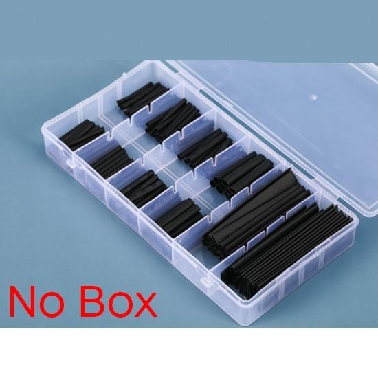 127/164/328/530 st 2:1 värmekrympslangisolering polyolefinkrympande blandade rörtrådskabelsats(Ingen låda)