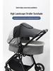 Universal Two-Way Baby Stroller Sunshade with UV Protection and Heat Insulation