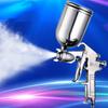 W-71 Pneumatic Spray Gun 1.5mm Caliber Nozzle Paint Sprayer Car / Furniture Spraying Tool Automotive