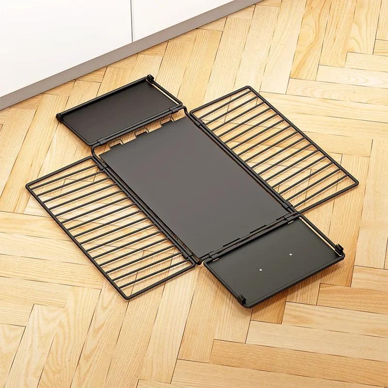 Raft telescopic de depozitare extern pentru bucătărie, pliabil, pentru dulap, coșuri de depozitare pentru condimente, organizator cu sertar glisant, cutie raft pentru unelte