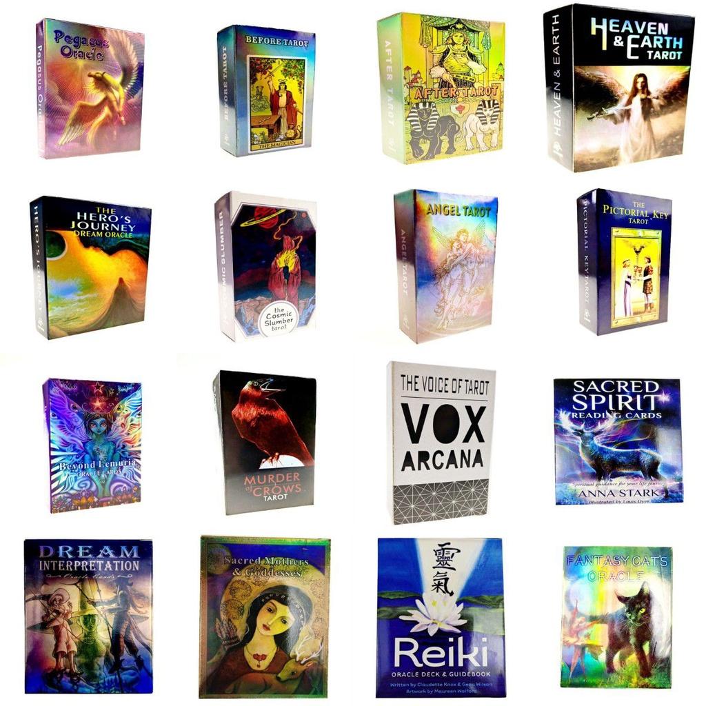 Tarot Card English Board Game Deck With Vivid And Bright Color Patterns