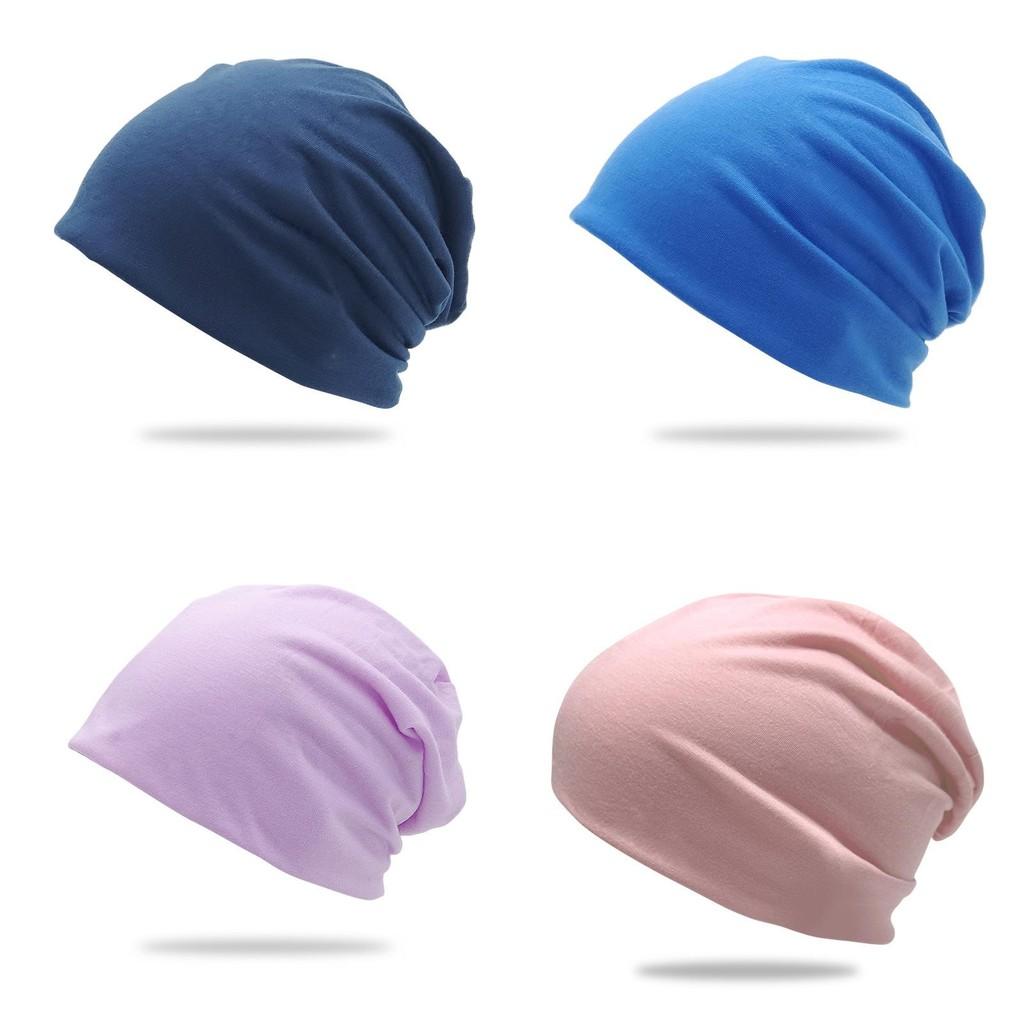 Solid Trendy Color Oversized Knitted Hat Unisex Fashion Breathable Warm Features