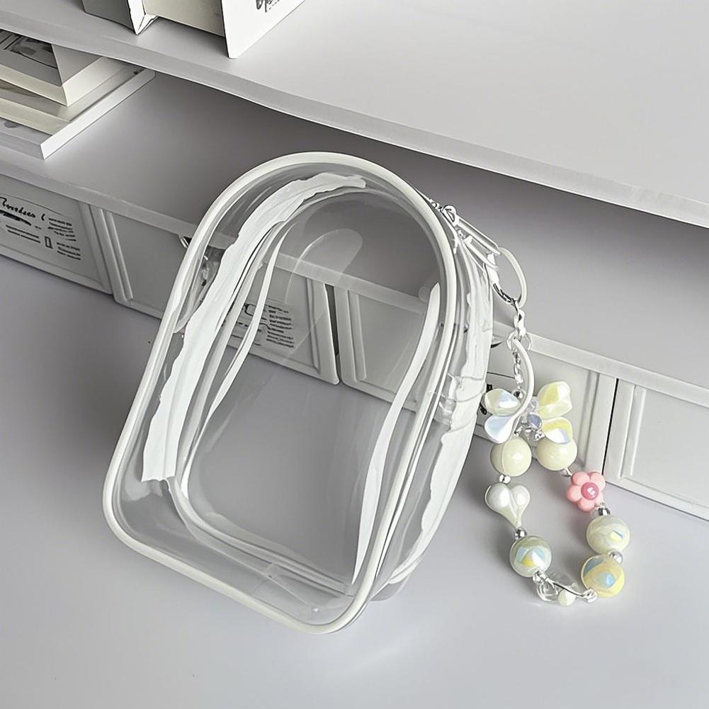 

Для 17см Labubu V2 V3 15см Хлопковой Куклы Наряд Сумка Через Плечо Болевая Сумка ПВХ Сумка для Хранения Сумка для Демонстрации Кукол белый