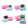 Versatile Silicone Mold Car Bus Shaped Planter Mould Creative Candle Holder Molds Home Decorations Gift for Flower Lover