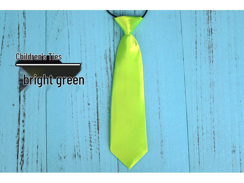 Barne slips uten stryk i svart for gutter og jenter - Skoleuniform og sceneklær