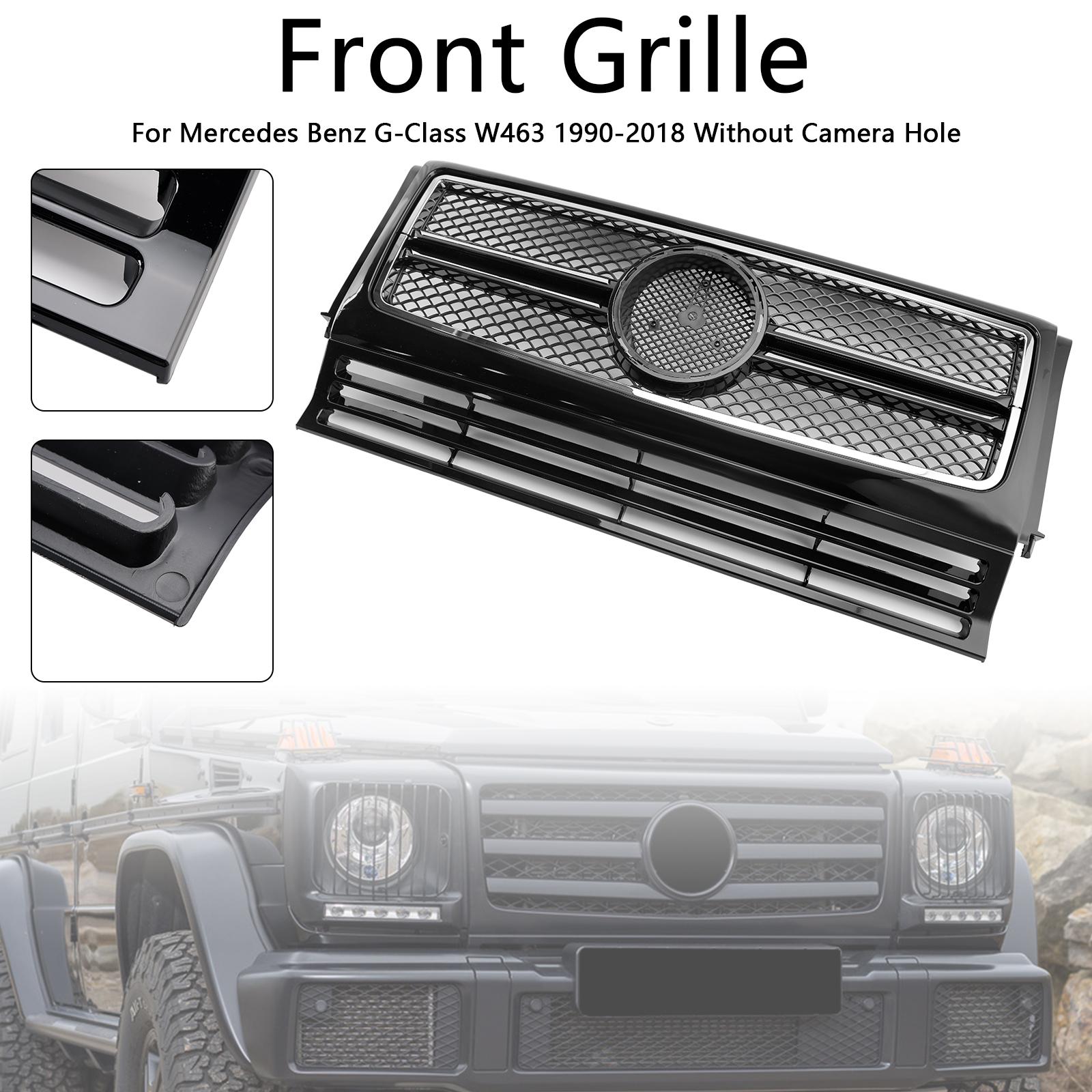 

Chrome Black Front Bumper Grill Grille Fit Mercedes Benz W463 1990-2018