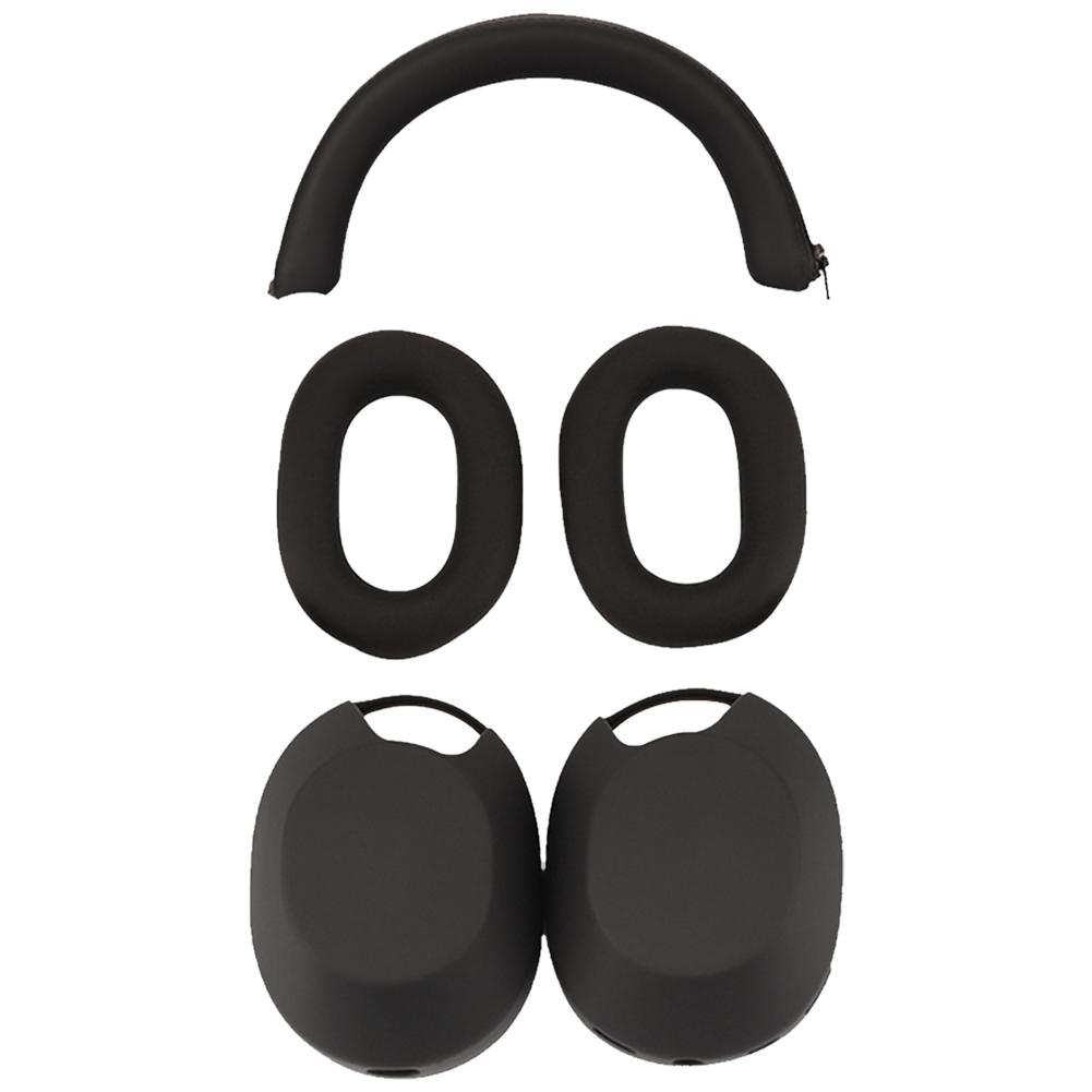 Silicone Headphone Case Headbeam Protector Sleeve Headphones Protective Case Cover Ear Pads for Sony WH-1000XM5 Headphones