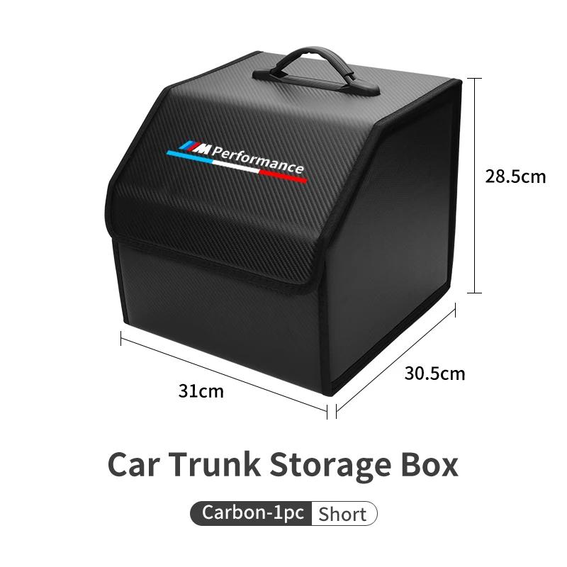 2025 Hot Car Trunk Storage Bag Leather Camping Box For BMW Performance X1 X3 X5 E39 E46 E90 F20 E60 F30 E36 F10 E87 E70 E91 E30