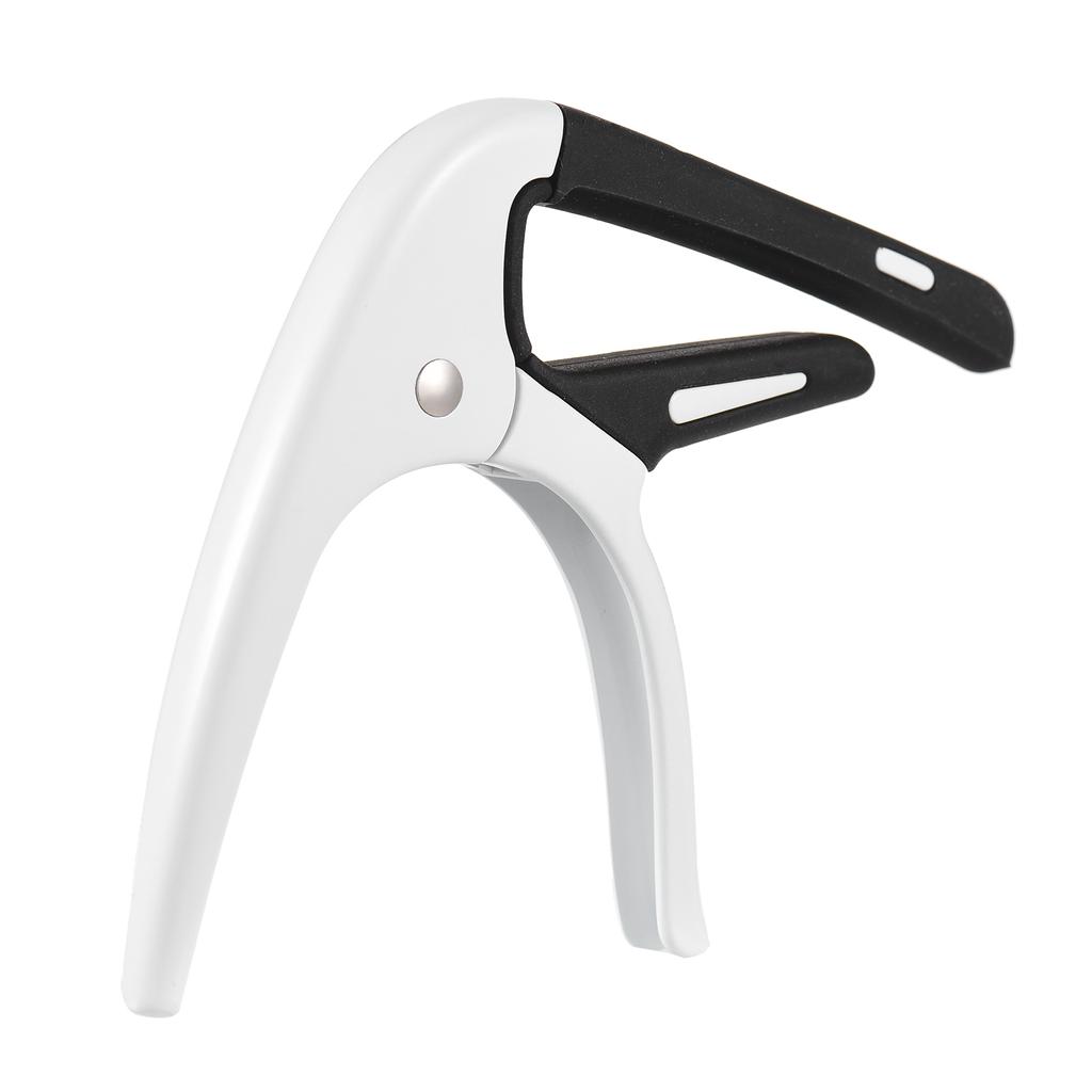 Portable Zinc Alloy Guitar Capo Professional Guitar Tone Changer with Guitar Pick for Acoustic