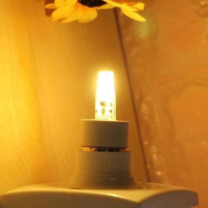 5W Mini GY6.35 LED Silicone Crystal Light Bulbs AC/DC 12V 1508 No Flicker Cold Warm White Replace Halogen 50W Chandelier Lamps