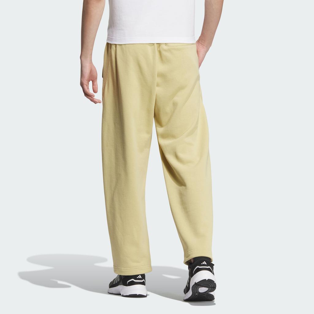 Adidas FW24 ST Warm Knit Joggers Series Comfortable Fashion Sports Casual Pants Men Bottoms Sand-Brown JI8626