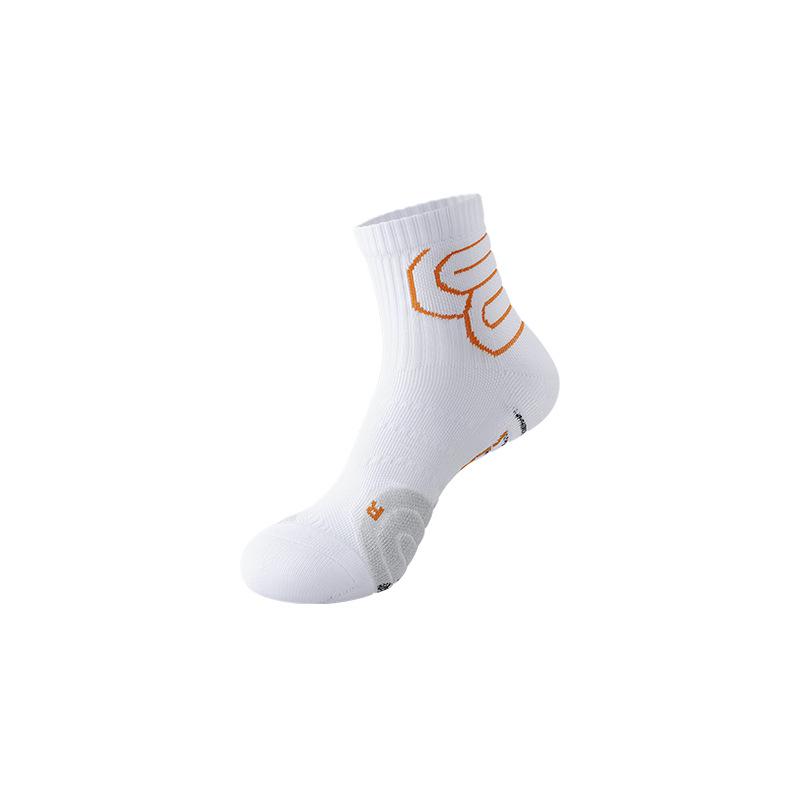 

Odor-Resistant Mid-Calf Elite Basketball Socks for Sports & Running One size [39-44] помаранчевий/білий