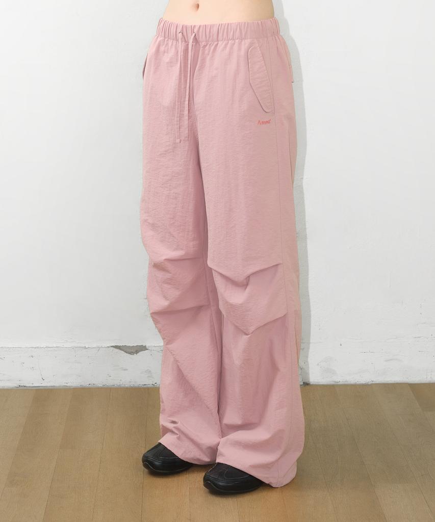 AMES-WORLDWIDE Nylon Wide Pants Pink