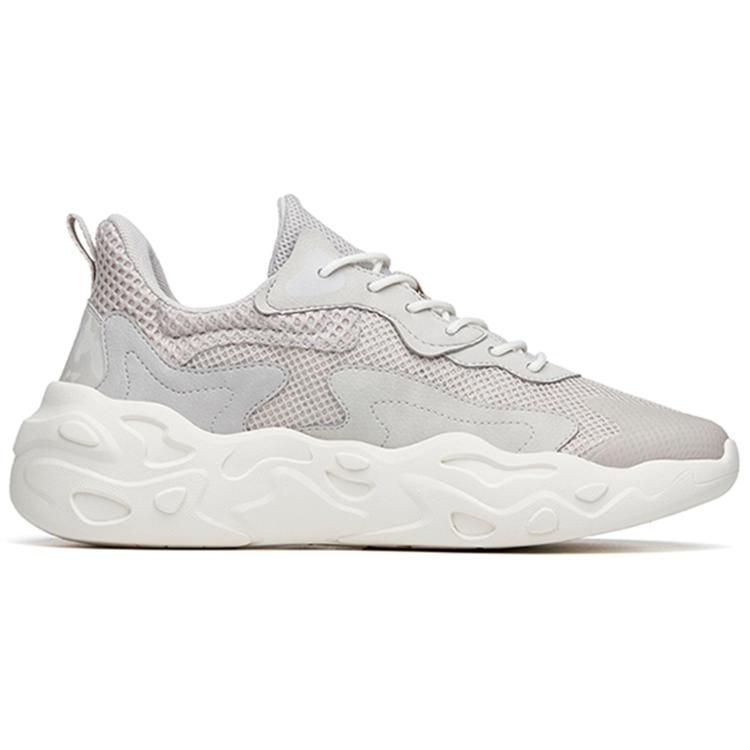 Anta Butterfly Metamorphosis Comfortable Breathable Low top Sports Casual Shoes Men's Gray 112228861-1
