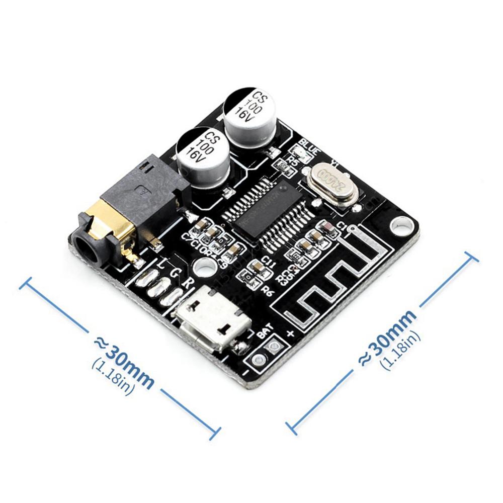 1-5pcs VHM-314 Wireless Stereo Music Module Audio Aux Bluetooth-Compatible 4.1/5.0 MP3 Decoding Player Board Micro USB 5V Power