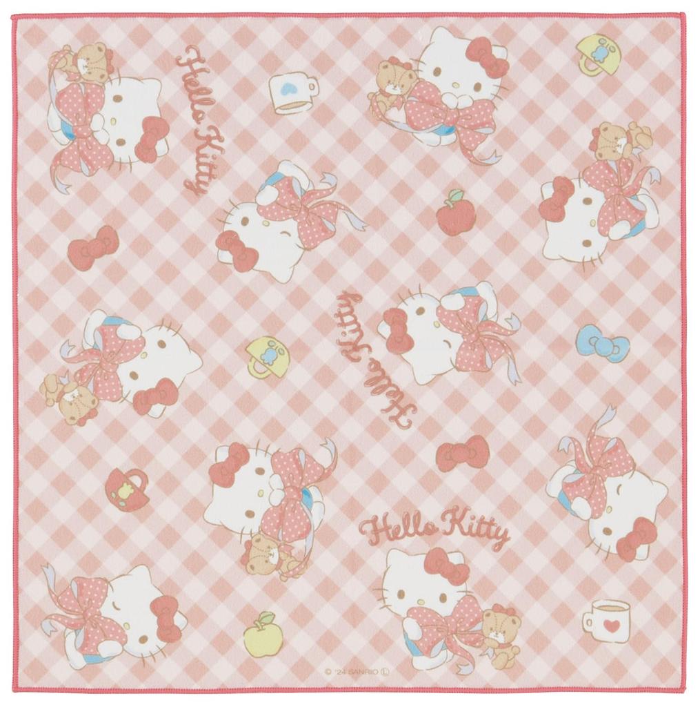 Skater Lunch Easy to Sanrio Hello Kitty Big KBST4368517 Self-Adhesive Cloth, Tie, Ribbon, Girls,