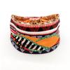 European American Women's Hair Band African Print Pattern Wide Edge Elastic Knot Sports Yoga Headband Women's Headwear Hair